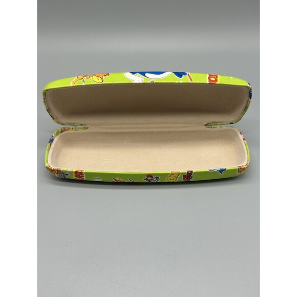 Tom and Jerry Eye Glass Case 6 inch Hard Shell Cartoon Cat Mouse Japanese Script - Picture 2 of 3